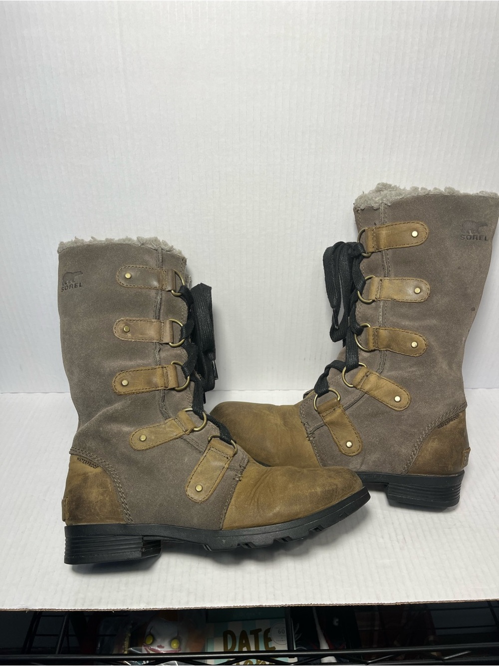 Sorel Emelie Lace-Up Waterproof Boots Sz 7.5